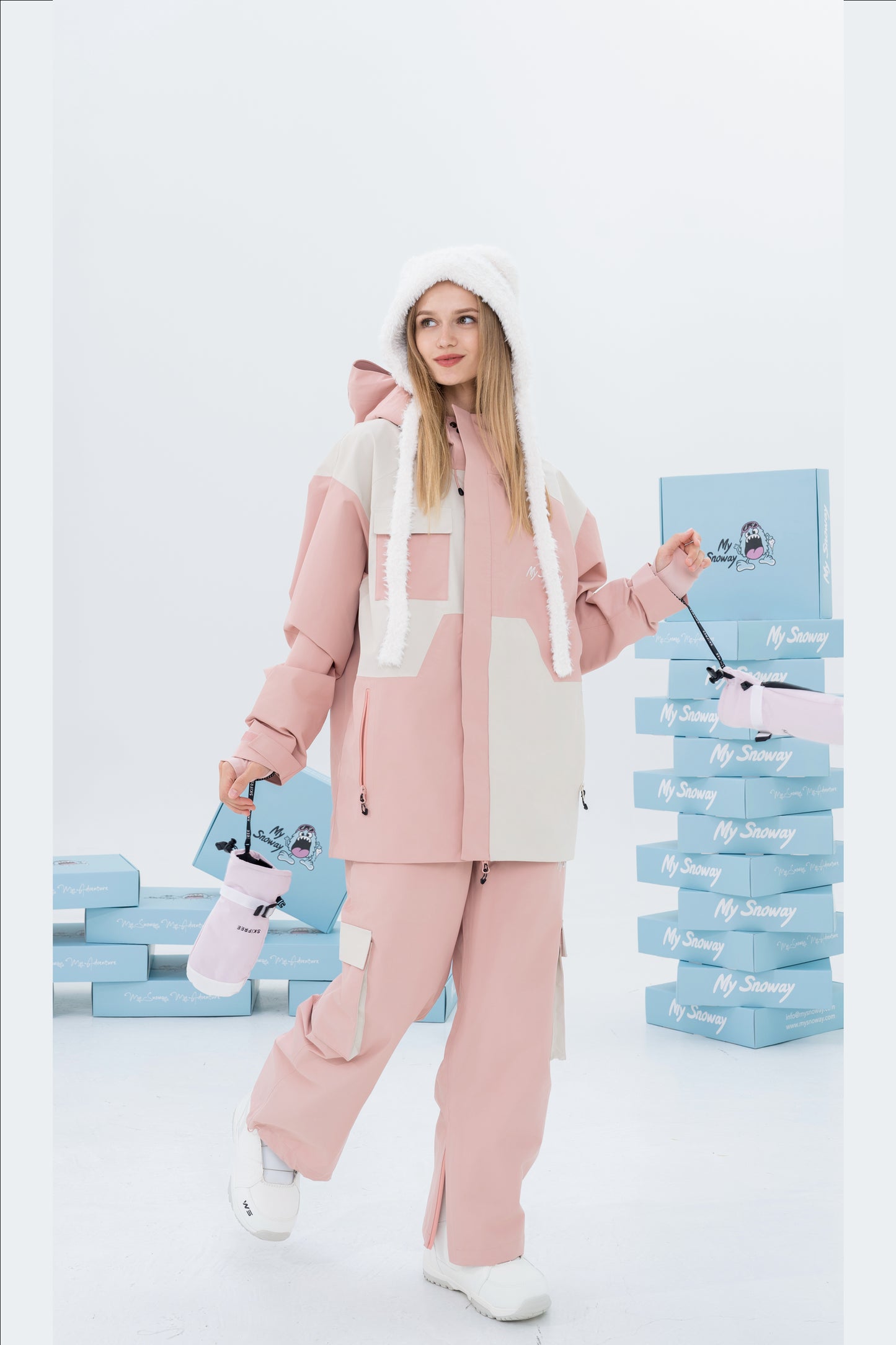 3L Icy Pink Snow Jacket