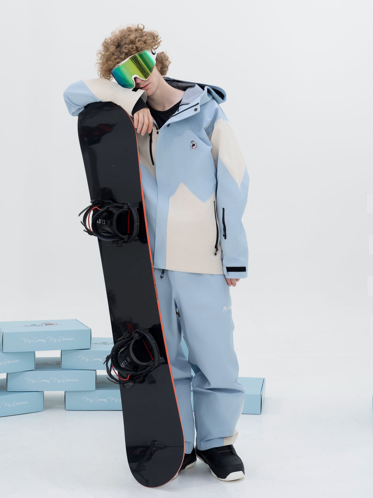 3L Frozen Blue Snow Jacket
