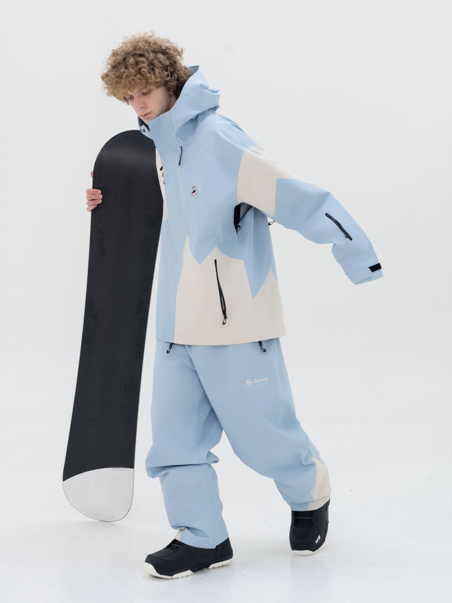 3L Frozen Blue Snow Pants