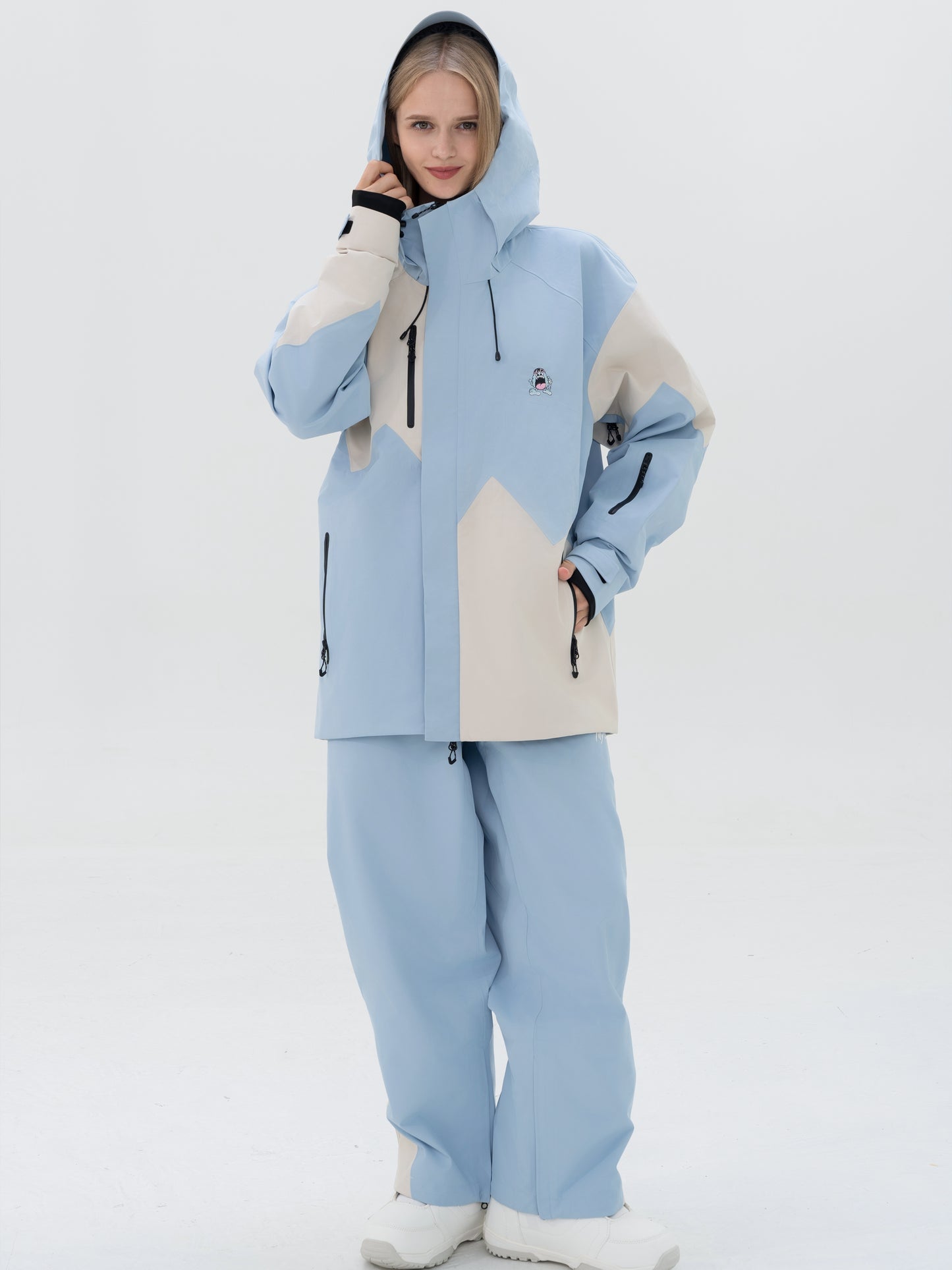 3L Frozen Blue Snow Jacket