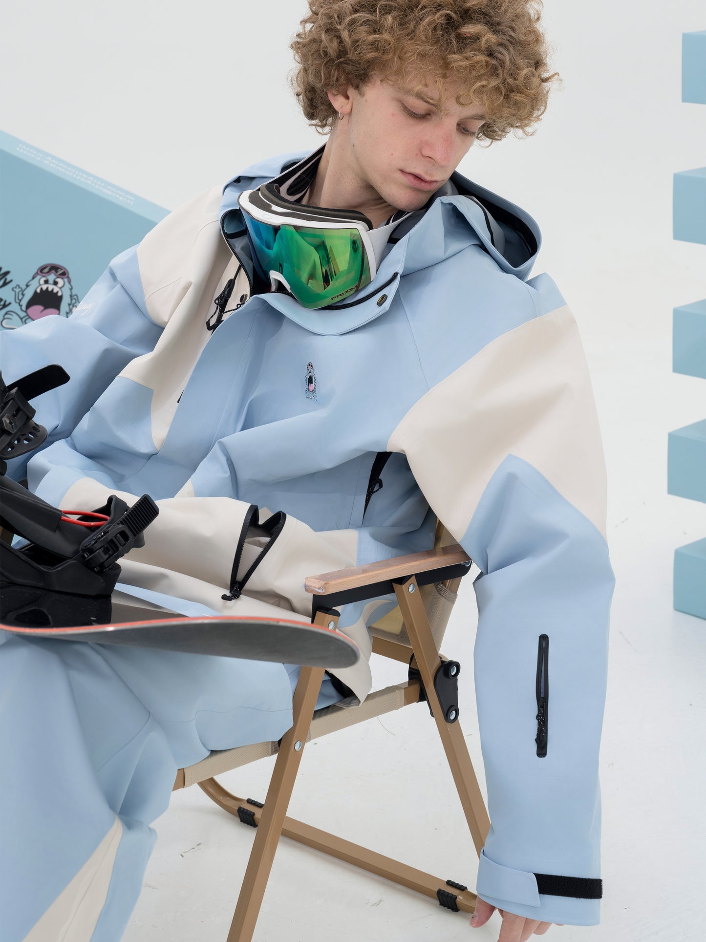 3L Frozen Blue Snow Jacket
