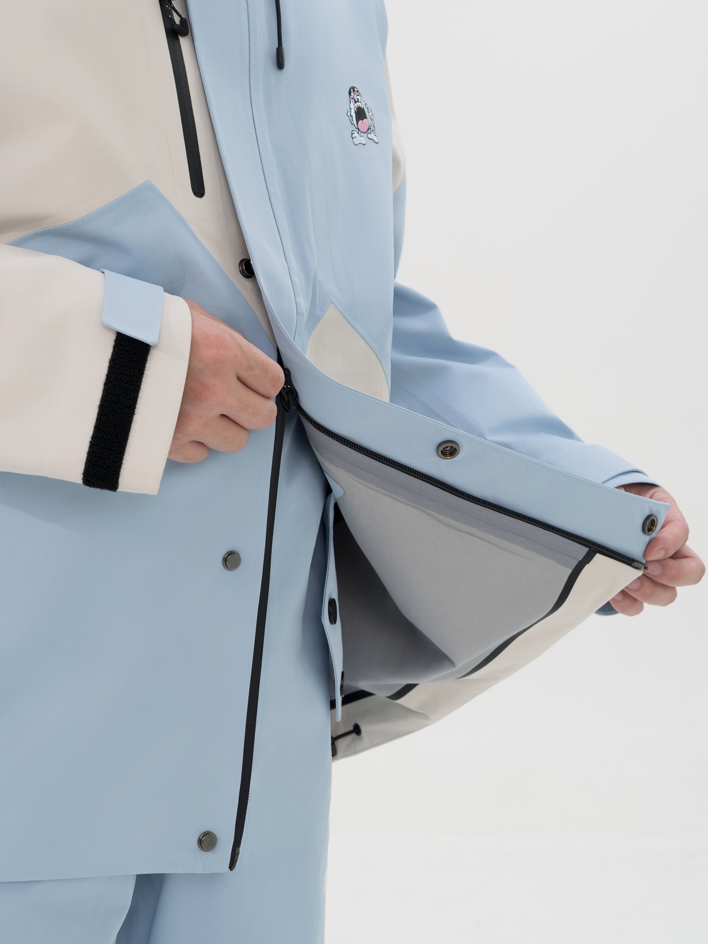 3L Frozen Blue Snow Jacket